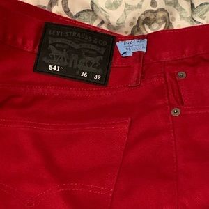 Levi’s 541 athletic fit jeans ( Red in color)